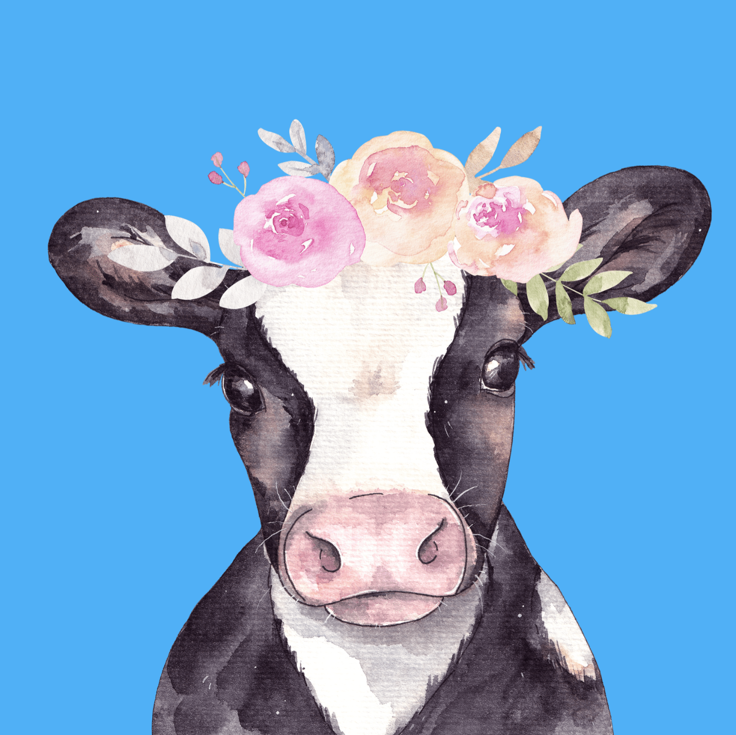 Mave the Pretty Moo Paint and Sip